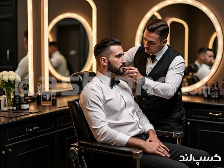 آرایشگاه داماد vip