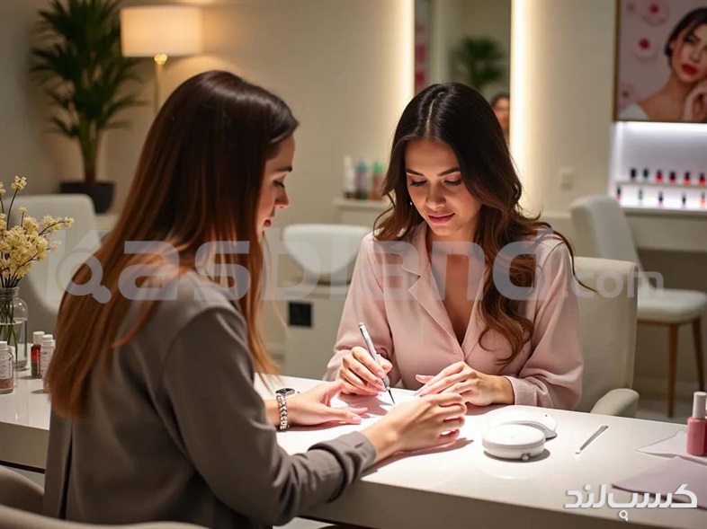 ناخن کار حرفه ای