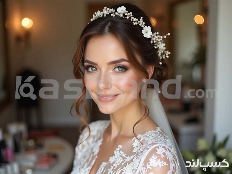 گریم و ارایش عروس در سالن زیبایی