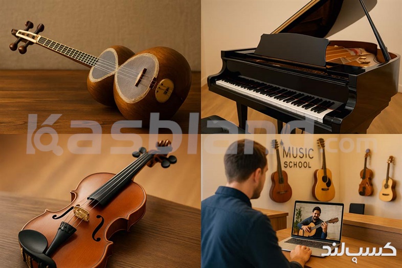 انواع آموزش ها در آموزشگاه موسیقی