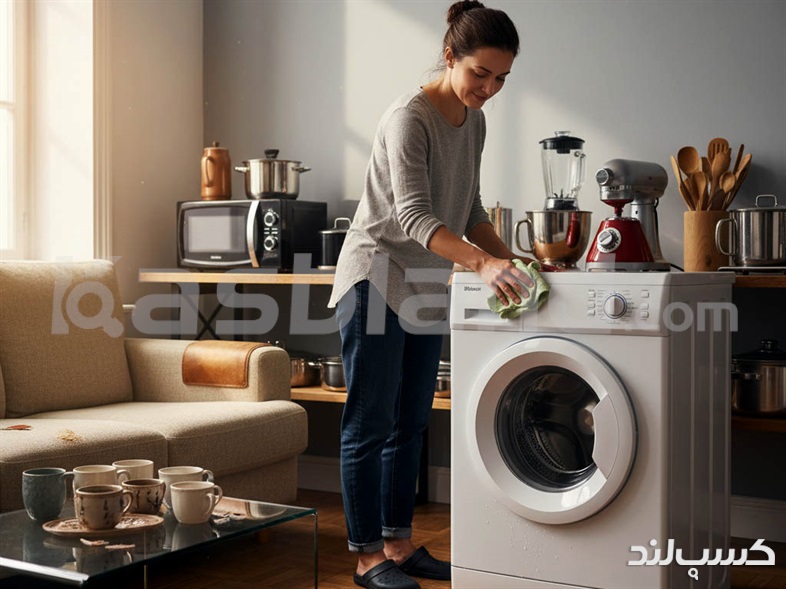 آماده سازی لوازم آشپزخانه دست دوم برای فروش