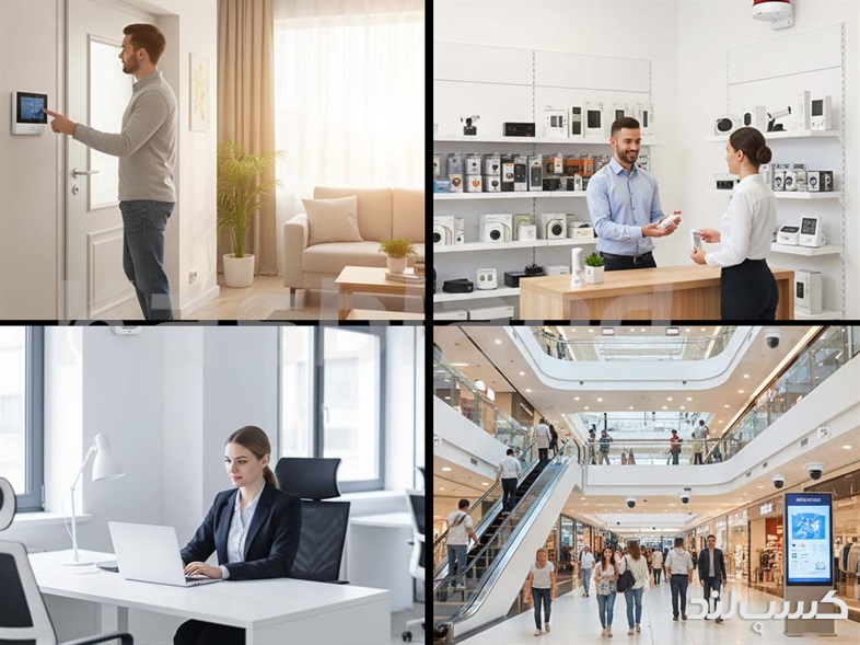 فروش و نصب دزدگیر منزل، فروشگاه و ادارات