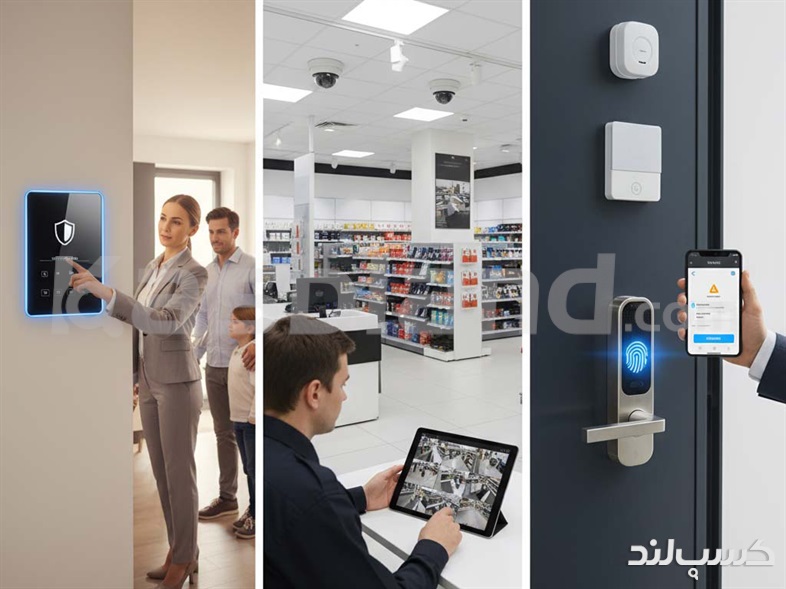 ترکیب دزدگیر اماکن با دوربین مداربسته و غیره