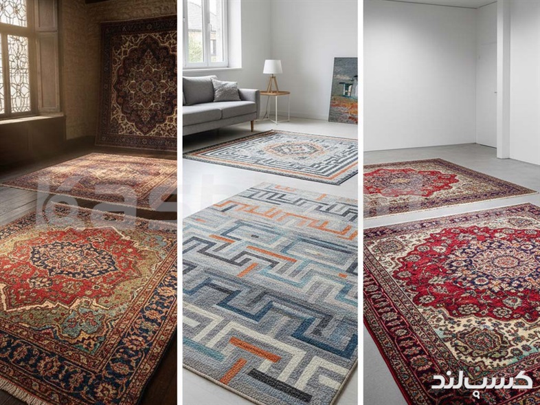 فرش دستباف- فرش ماشینی - فرش خاص و کمیاب