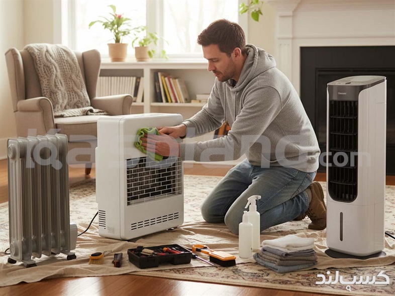 آماده سازی وسایل گرمایشی و سرمایشی قبل از فروش