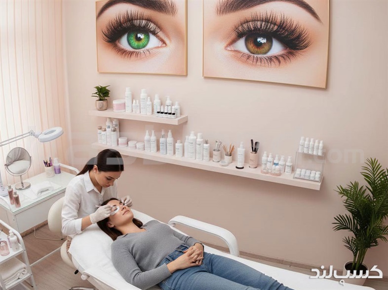 خدمات زیبایی مژه در مرکز لیفت و لمینت مژه