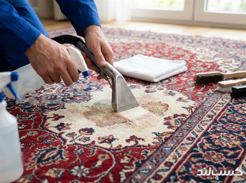 انتخاب بهترین مرکز لکه برداری فرش