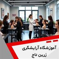 آموزشگاه آرایشگری زرین تاج  گروه آرایشگاه و سالن زیبایی بانوان
