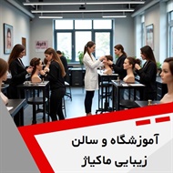 آموزشگاه و سالن زیبایی ماکیاژ گروه آموزشگاه آرایشگری بانوان