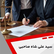 سید علی شاه صاحبی گروه وکیل و مشاور حقوقی (دفتر وکالت)