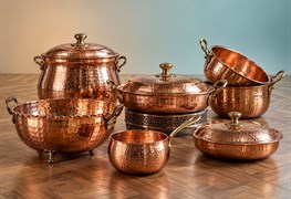 نمایش توضیحات خریدار ظروف مسی
