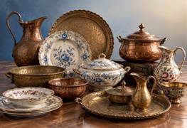 نمایش توضیحات خریدار ظروف قدیمی و آنتیک