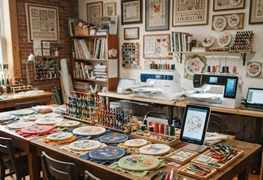 نمایش توضیحات دوره تخصصی گلدوزی