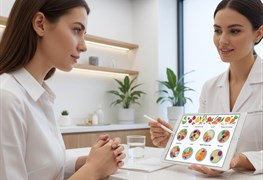 نمایش توضیحات مشاوره ی تغذیه