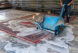 نمایش توضیحات شستشوی انواع فرش ماشینی ، دستباف و ابریشمی