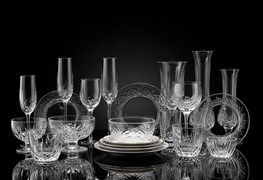 نمایش توضیحات خریدار ظروف، کریستال، چینی آلات