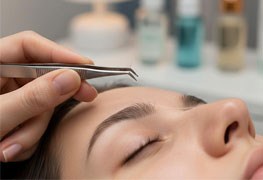 نمایش توضیحات اصلاح صورت و ابرو