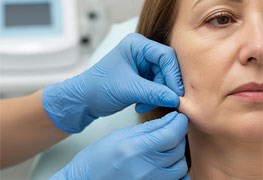 نمایش توضیحات لیفت صورت با نخ