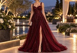 نمایش توضیحات دوخت لباس شب