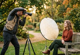 نمایش توضیحات عکاسی فضای باز