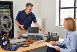 نمایش توضیحات فروش و خدمات نصب شبکه اکتیو و پسیو و ویپ