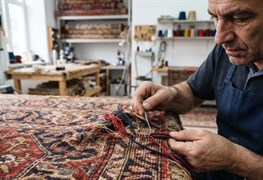 نمایش توضیحات خدمات شیرازه فرش