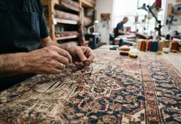 نمایش توضیحات رفوگری فرش