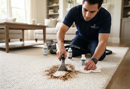 نمایش توضیحات لکه برداری فرش