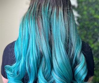 نمونه هایی از رنگ و لایت مو