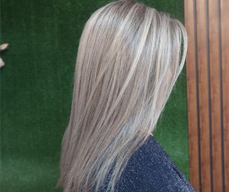 نمونه کارهای رنگ و لایت مو